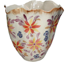 Vase Blumen Feinste Keramik Mehrfarbig 28,5x27x28cm