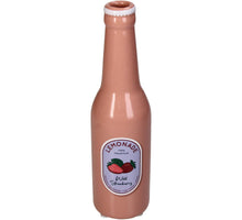 Vase Limonade Erdbeere Flasche Feines Steingut Multi 6.5x6.5x24cm