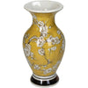 Vase Porzellan Gelb 10.5x10.5x20cm