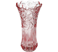 Vase Glas Rosa 10x10x19,5cm