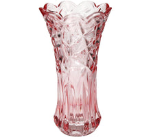 Vase Glas Rosa 12.5x12.5x24cm