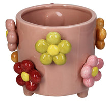 Blumentopf Dolomit Mehrfarbig 17,2x17,2x14,5cm