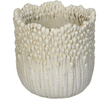 Pflanzgefäß Beton Weiß 15.5x15.5x15cm