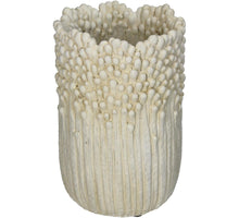 Pflanzgefäß Beton Weiß 14.5x14.5x21.5cm