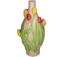 Vase Tulpe Dolomit Multi 14x14x30cm