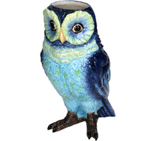 Vase Owl Dolomite Blue 17x15.6x21.3cm