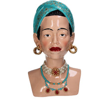 Vase Lady Halskette Polyresin Multi 18x17,5x28,7cm