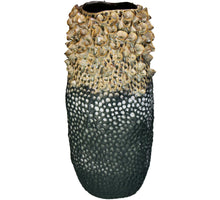 Vase Stoneware Grey 24.5x23.5x49cm