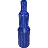 Vase Steingut Blau 9,2x9,2x34,3cm
