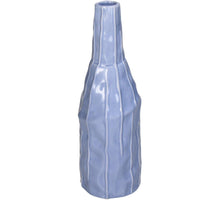 Vase Stoneware Blue 8.7x8.7x26.4cm