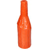 Vase Steingut Orange 9,2x9,2x30,7cm