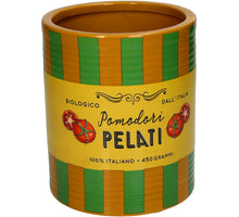 Planter Pomodori Stripes Fine Earthenware Multi 13x13x15.5cm