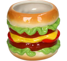 Planter Hamburger Stoneware Multi 12.3x12.3x10.4cm
