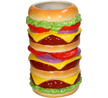 Planter Hamburger Stoneware Multi 13x12.7x20.6cm