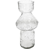 Vase Glas Klar 15x15x31cm