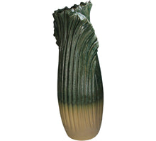 Vase Stoneware Green 27.5x27.5x78cm
