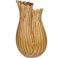 Vase Steingut Braun 24x17,5x41,5cm