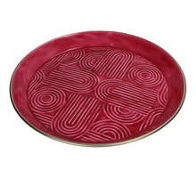 Plate Iron Pink 42x42x4cm