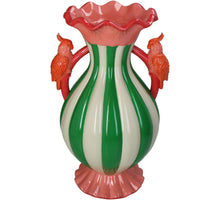 Vase Bird Polyresin Multi 21x18.5x35cm