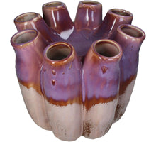 Vase Stoneware Purple 29x29x28cm