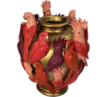 Vase Birds Polyresin Multi 24.5x24.5x30cm
