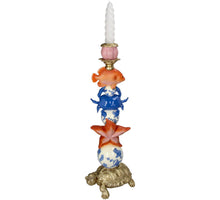 Kerzenständer Meer Polyresin Mehrfarbig 15x12x40cm