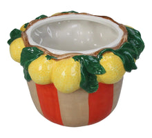 Planter Lemon Dolomite Multi 19.5x19.5x13cm