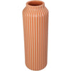 Vase Steingut Orange 9,5x9,5x26cm