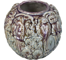 Vase Birds Stoneware Multi 22x22x19.5cm