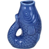 Vase Fisch Steingut Blau 8x5,5x11,3cm