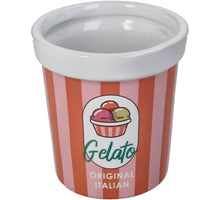 Planter Icecream Bucket Fine Earthenware Multi 9.7x9.7x10.4cm Pink