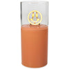 Decoration Light Smiley LED Glass Orange 6.5x6.5x15cm