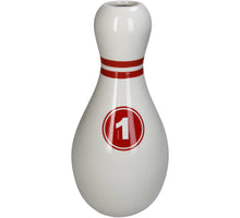 Vase Bowling Pin Dolomite White 13x13.2x27.8cm