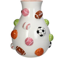 Vase Sport Balls Dolomite Multi 24x25.4x30cm