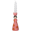 Candle Stick Flower Girl Dolomite Multi 6.5x7x17.6cm