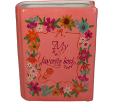 Vase Book My Favorite Dolomite Multi 16.5x7.5x21.4cm