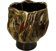 Vase Stoneware Brown 21x21x24cm