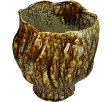 Vase Stoneware 21x21x24cm Brown