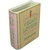 Vase Book Vegan Lovers  Dolomite Multi 14.4x5.5x18.2cm