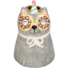 Candle Stick Cat Dolomite Multi 8.3x8.3x13.5cm