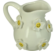 Vase Flower Smiley Dolomite White 18.1x18.1x18.9cm