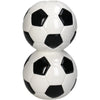 Vase Soccer ball Stoneware Black 9.5x9.5x16.5cm