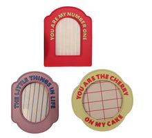 Photo Frame Polyresin Multi 6x9cm 3 Assortie