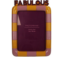 Photo Frame Fabulous Polyresin Multi 13x18cm