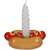 Candle Stick Hotdog Dolomite Multi 13x6.5x5.5cm
