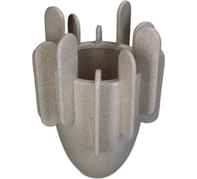 Vase Discs Stoneware Ivory 22x22x33cm