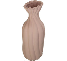 Vase Stoneware Pink 15x15x39.5cm