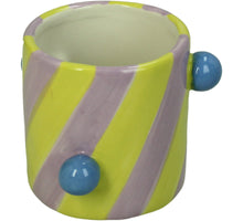 Planter Stoneware Multi 10.2x10x8cm