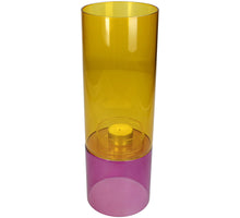 Candle Holder Glass Multi 10x10x30cm