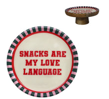 Cake Stand Mango Wood Multi 20x20x8cm